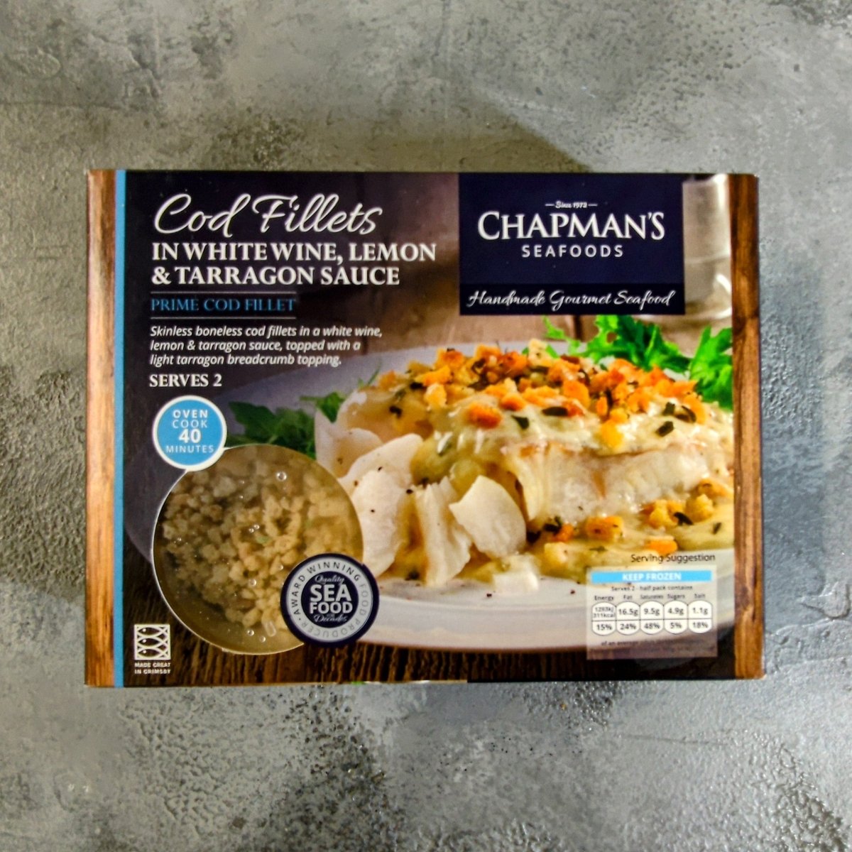 Cod Fillets In White Wine Sauce - Seafood Direct UK