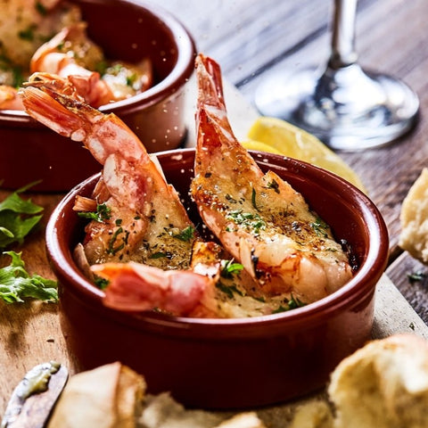 Garlic & Herb Marinated Prawns - Seafood Direct UK