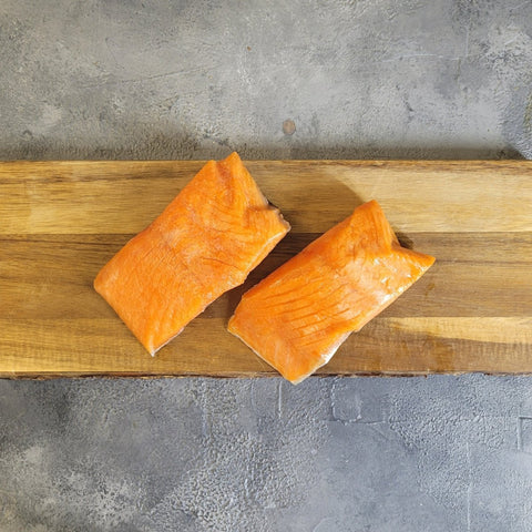 Lightly Smoked Trout Portions Skin On - Seafood Direct UK