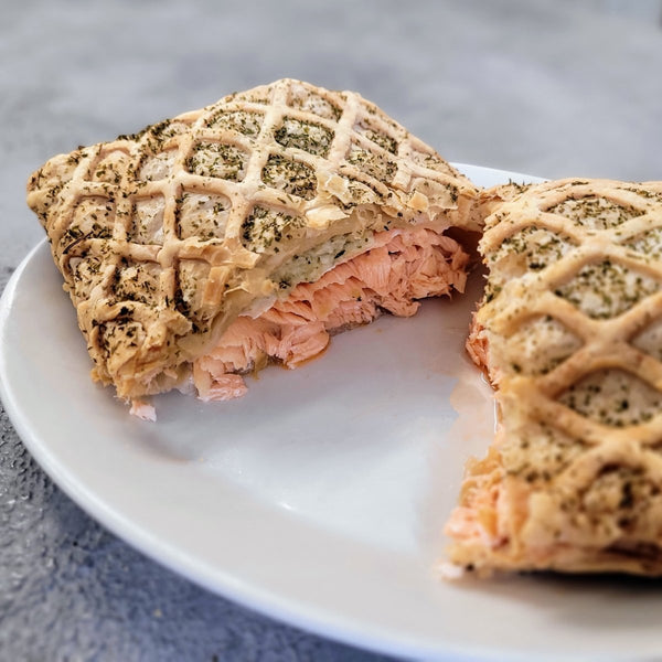 Luxury Salmon Wellington 795g - Seafood Direct UK