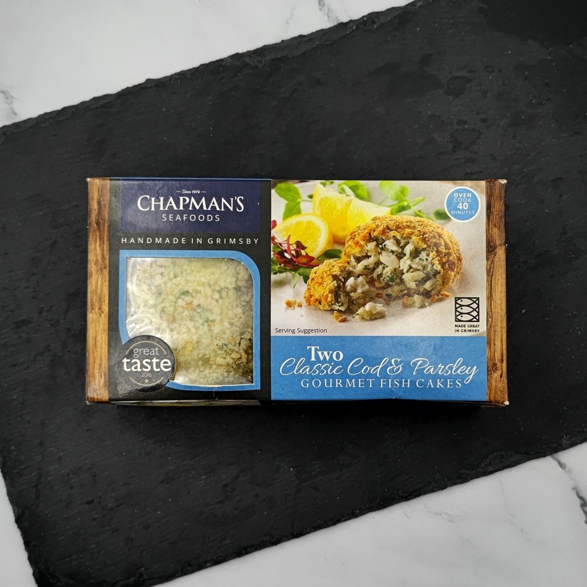 Chapman's Cod & Parsley Classic Fish Cake Seafood Delivery Seafood