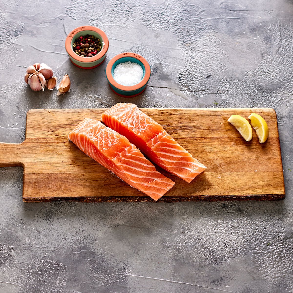 Salmon Portions Skin On 170-190g - Seafood Direct UK