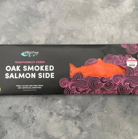 Smoked Salmon Side D Cut Sliced - Seafood Direct UK