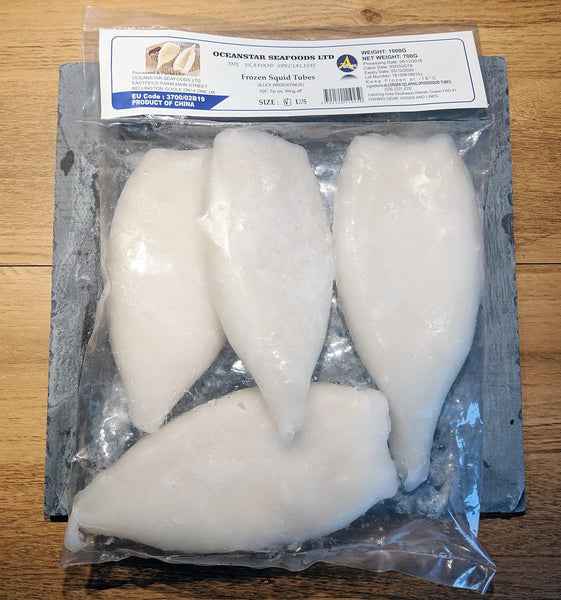 Squid Tubes - Seafood Direct UK