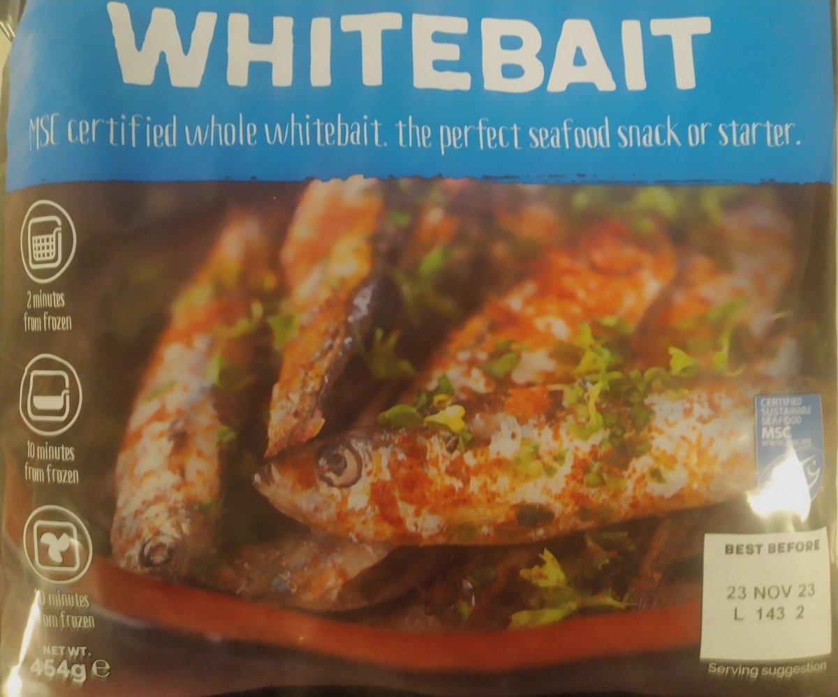 Whitebait Whole - Seafood Direct UK